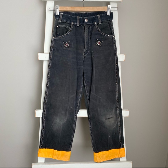 VINTAGE 1960s Billy The Kid Panchito Jeans - Picture 1 of 12